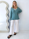 Cartel & Willow / Jemma Knit - Alpine Mist
