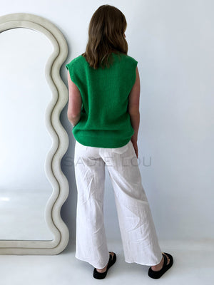 Little Lies / Olivia Vest - Vibrant Green