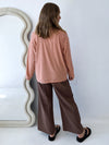 By Frankie / Mimi Stripe Top - Peach/Beige