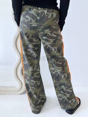 By Frankie / Camo Orange Racer Pant