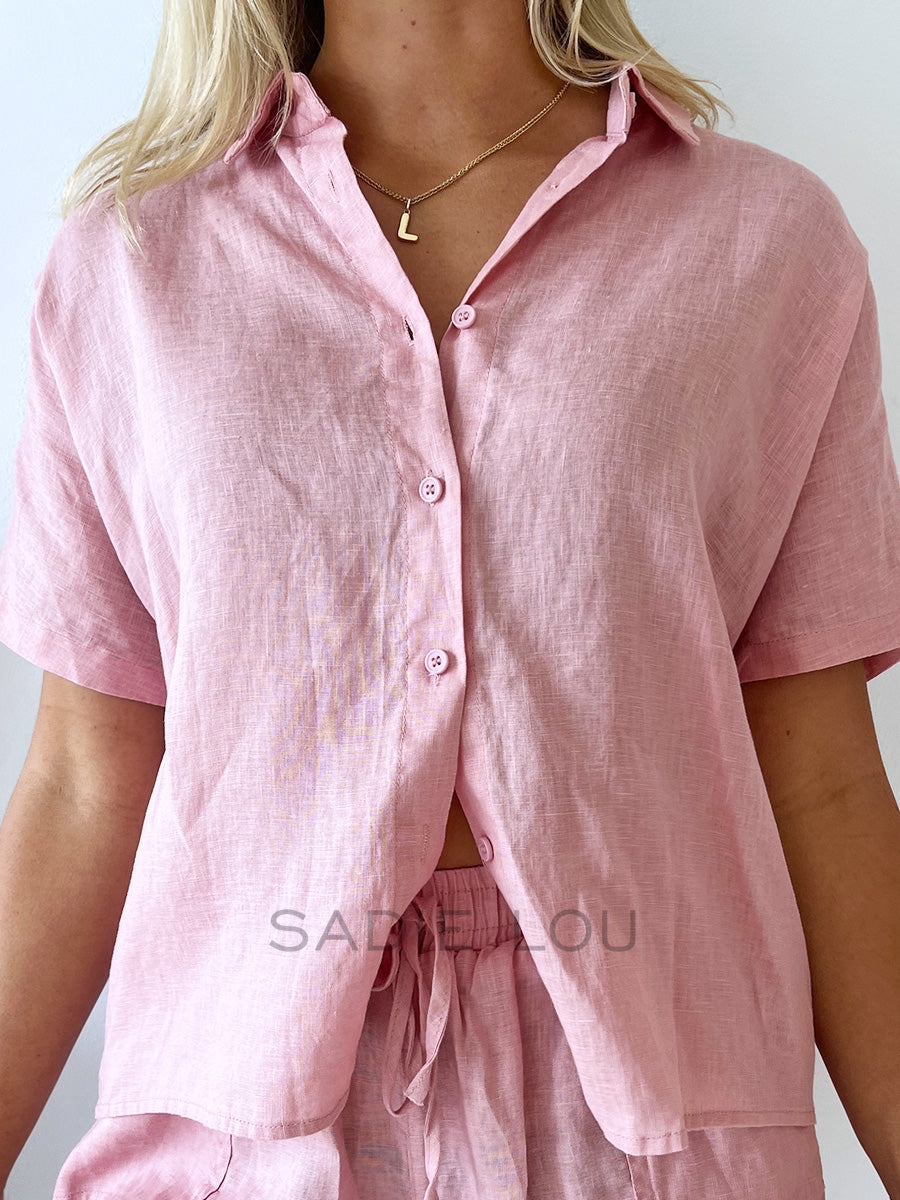 little Lies / Bronte Shirt - Pink