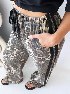 By Frankie / Dark Leopard racer Pant