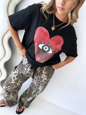By Frankie / Dark Leopard racer Pant