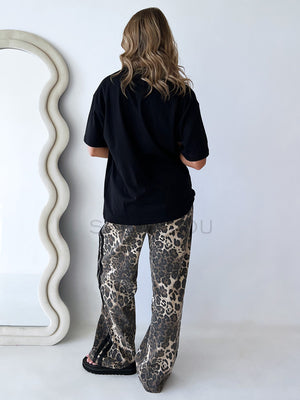 By Frankie / Dark Leopard racer Pant