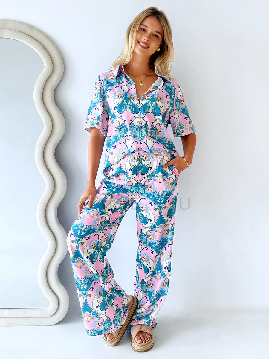 Zella The Label / Congo Pant - Charm Print