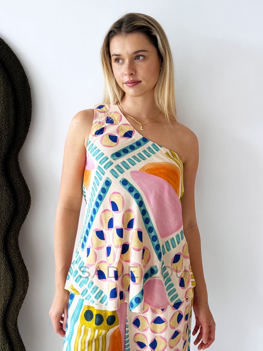 Jatea / Kai One Shoulder Top