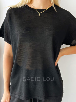 Little Lies / Coast Tee - Black