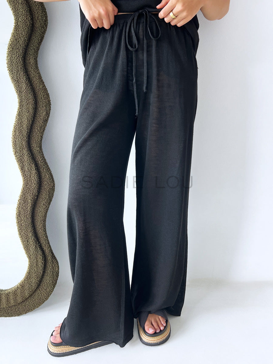 Little Lies / Coast Pant - Black