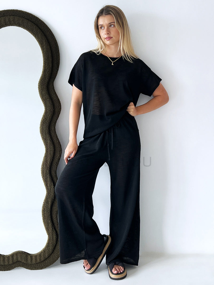 Little Lies / Coast Pant - Black