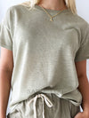 Little Lies / Luxe Linen Pant - Kahki