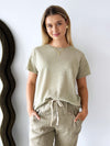 Little Lies / Luxe Linen Pant - Kahki
