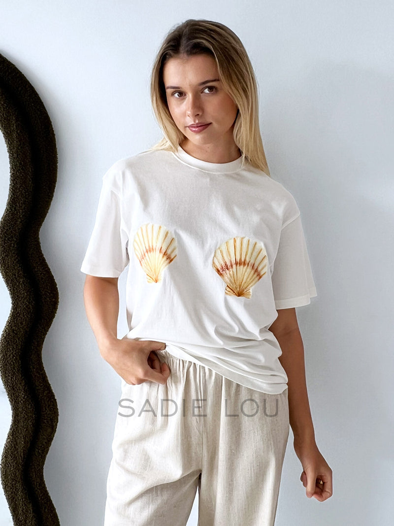 Indigo & Wolfe / Shelby Tee - White