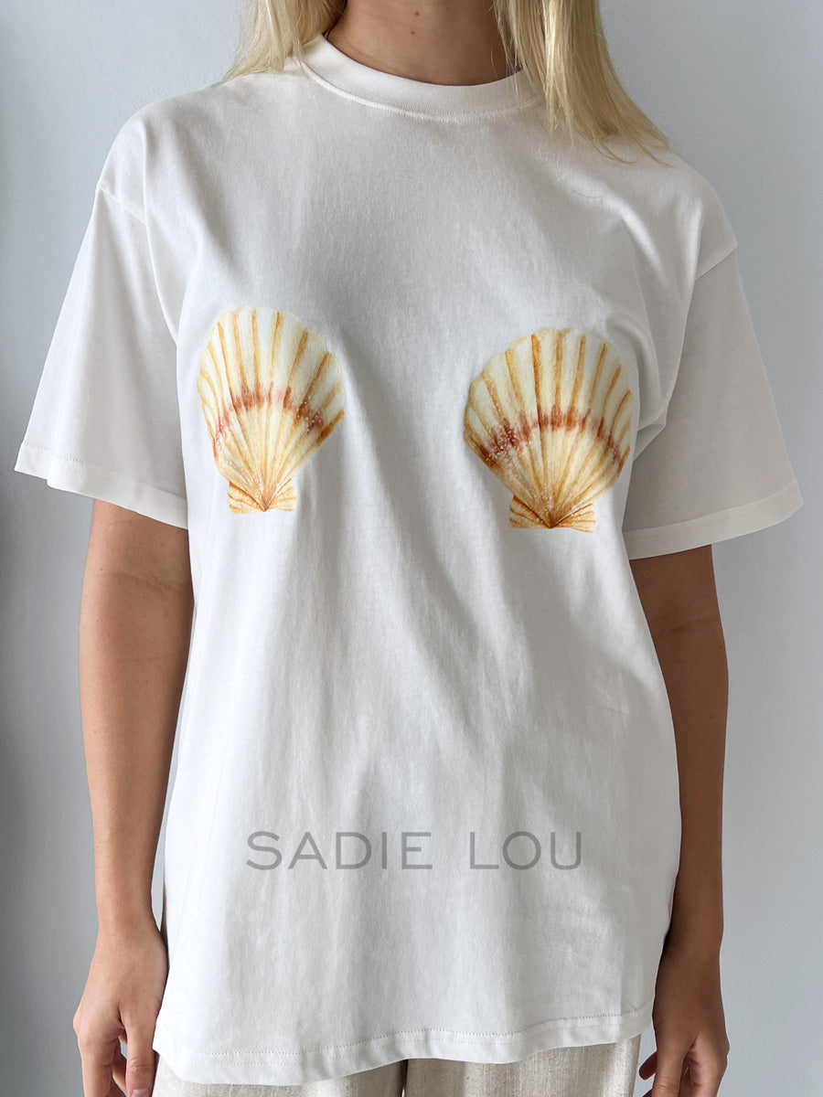 Indigo & Wolfe / Shelby Tee - White