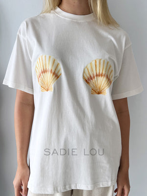 Indigo & Wolfe / Shelby Tee - White