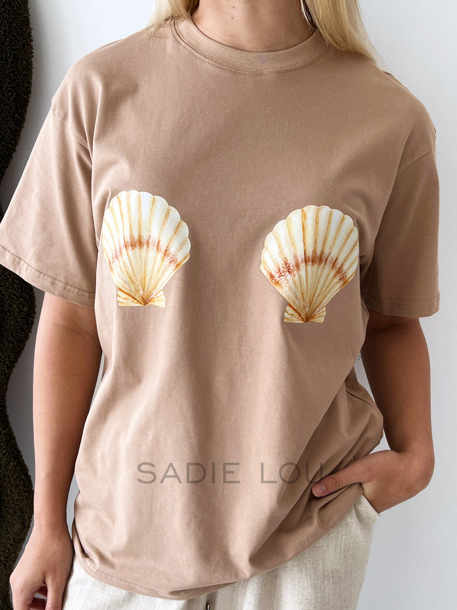 Indigo & Wolfe / Shelby Tee - Tan
