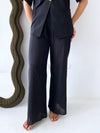 By Frankie / Mali Button Pant Set - Black