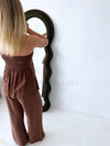 By Frankie / Connie PinStripe Pant Set - Choc