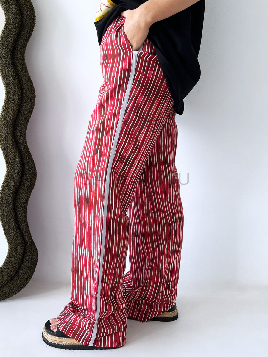 Maku / Pomegranate Linen Pant