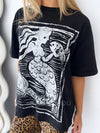 Zaziba Studio / Mermaid Art Tee - Black