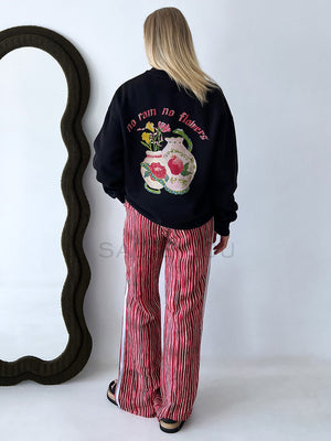 Maku / Pomegranate Linen Pant
