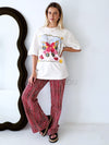 Maku / Pomegranate Linen Pant