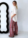 Maku / Pomegranate Linen Pant