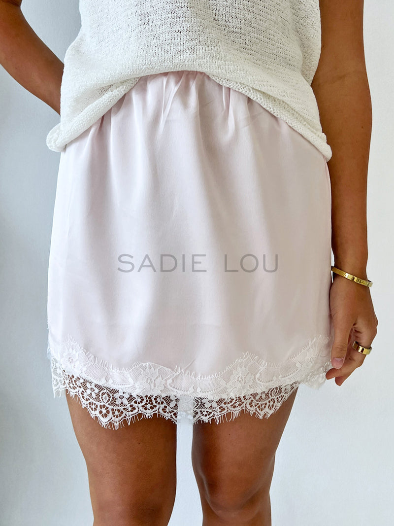By Frankie / Lacey Skirt - Blush
