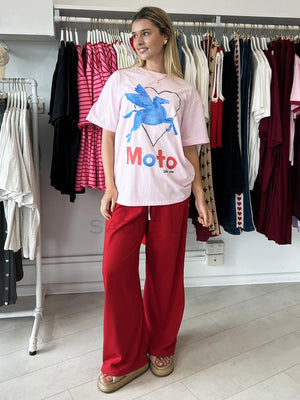Maku / MTL Moto Tee - Pink