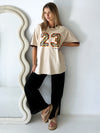 By Frankie / Racer Pant - Black/Beige
