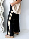 By Frankie / Racer Pant - Black/Beige