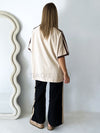 By Frankie / Racer Pant - Black/Beige