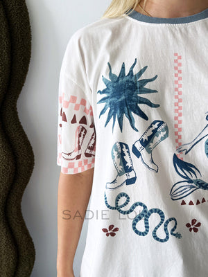 Cowboy Mermaid Tee