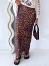 By Frankie / Benni Leopard Maxi Skirt