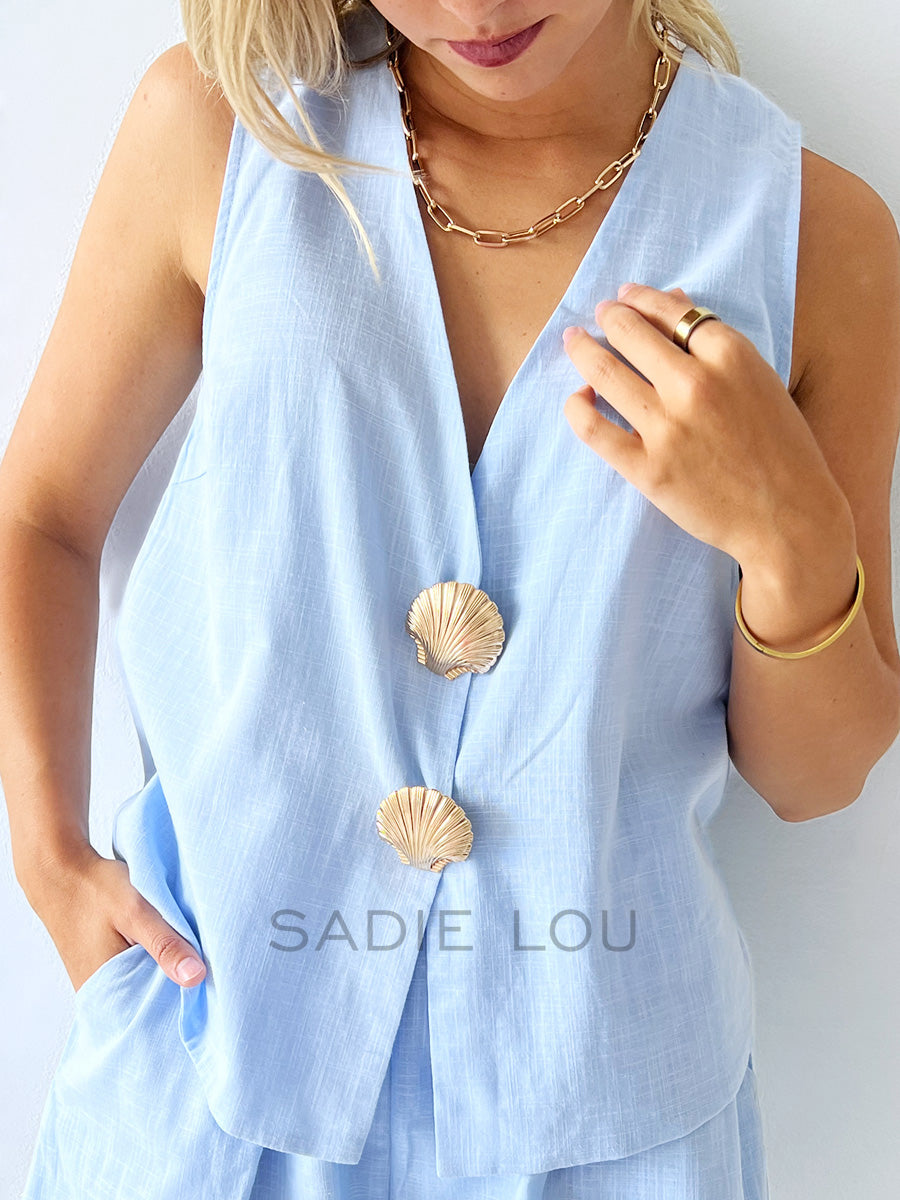 By Frankie / Jada Shell Set - Blue