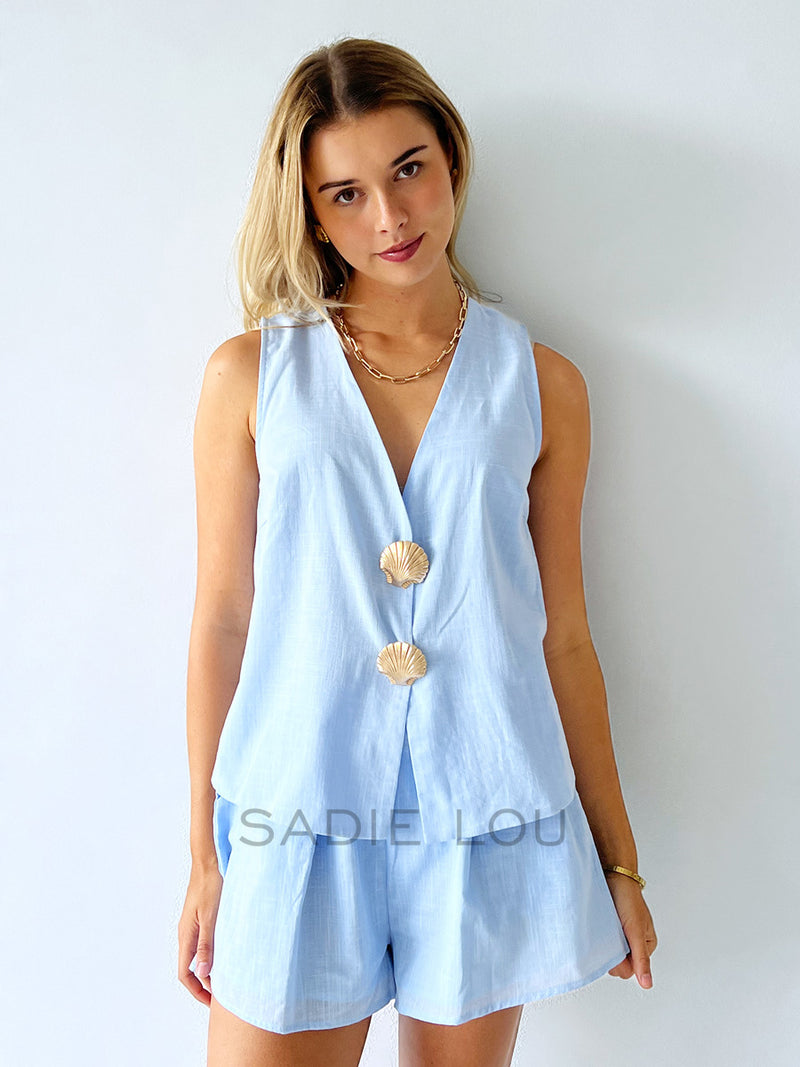 By Frankie / Jada Shell Set - Blue