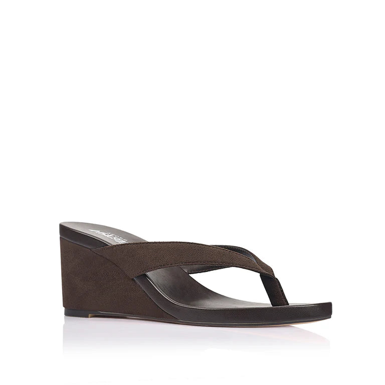 Verali / Poly Heel Choc Suede