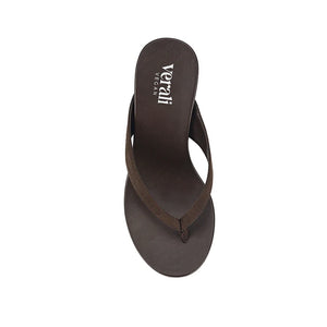 Verali / Poly Heel Choc Suede