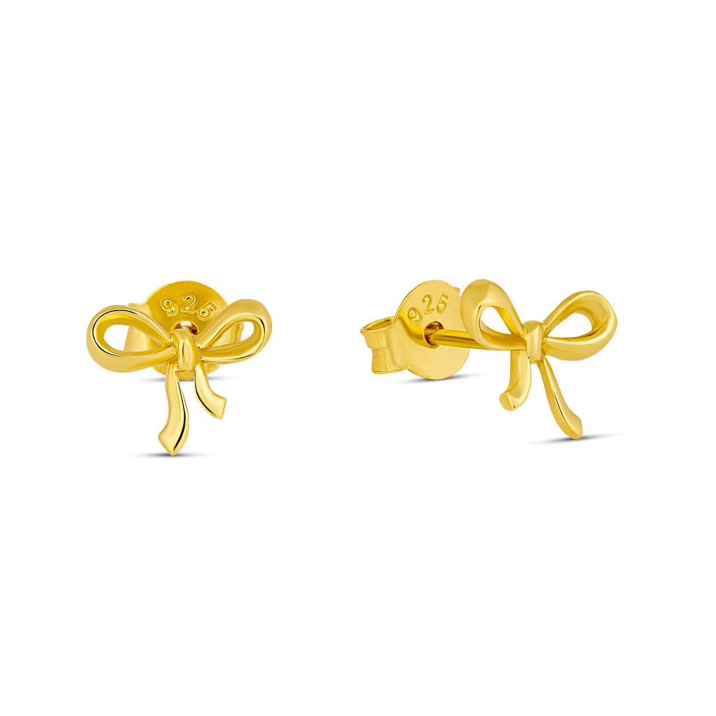 Midsummer Star / Bow Studs - Gold