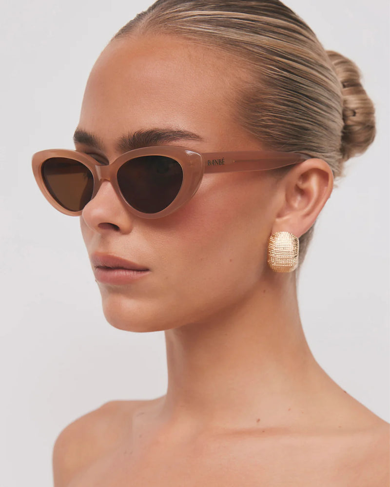 Banbe Eyewear /  The Sweeney - Nude/Chocolate