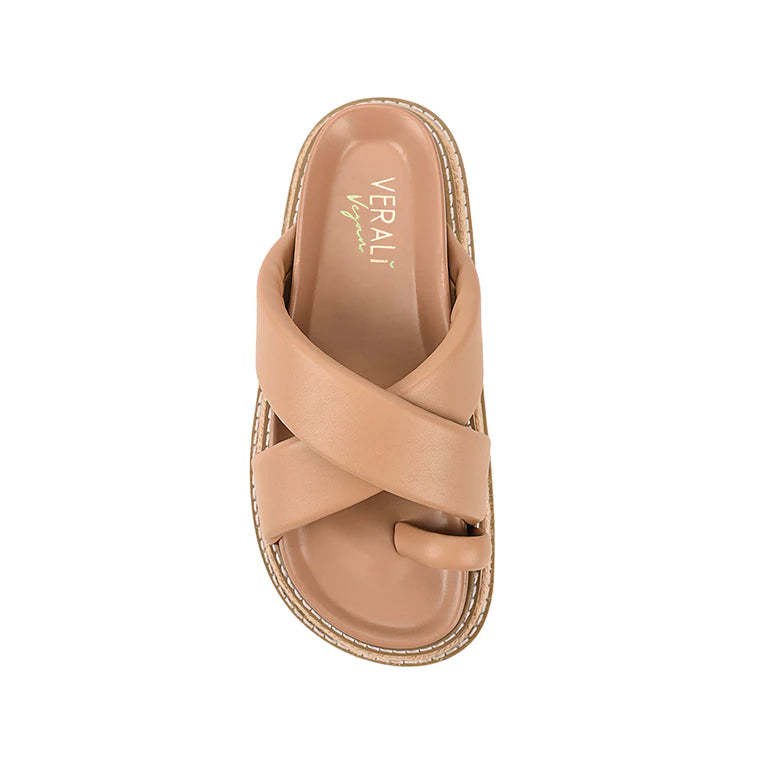 Verali / Thelma Slide - Dark Caramel Tan