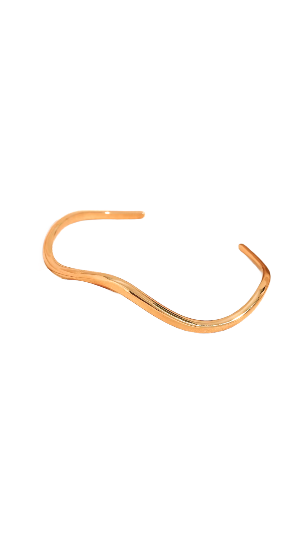 Sea Soul / Wavy Bangle : Gold