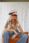 MOTHER Lightning Bolt Cap: Blue