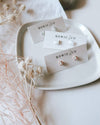 Bowie & Co / Opal Stud Earrings: Rose Gold