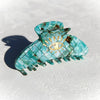 Kingston Jewellery / Hair Claw Teal Check