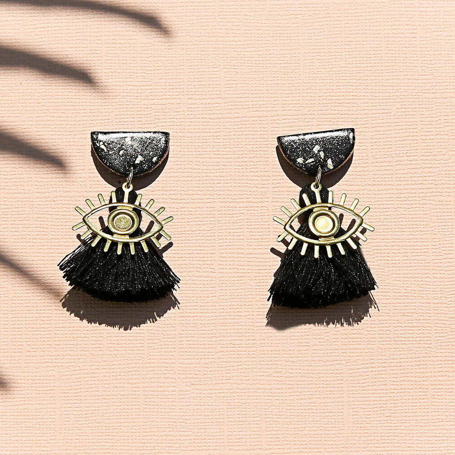 Kingston Jewellery / Black Eye Tassels