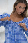 Häll Störe / Effy Dress - Cobalt Gingham