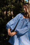 Häll Störe / Effy Dress - Cobalt Gingham