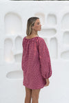 Häll Störe / Effy Dress - Merlot Gingham