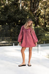 Häll Störe / Effy Dress - Merlot Gingham