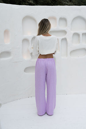 Häll Störe / Bobbi Pant - Gingham Lavender